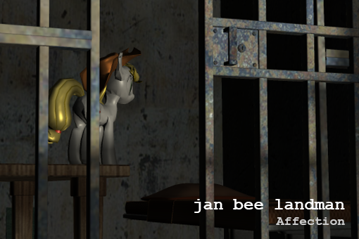 interior of prison cell with boxing gloves and my little pony